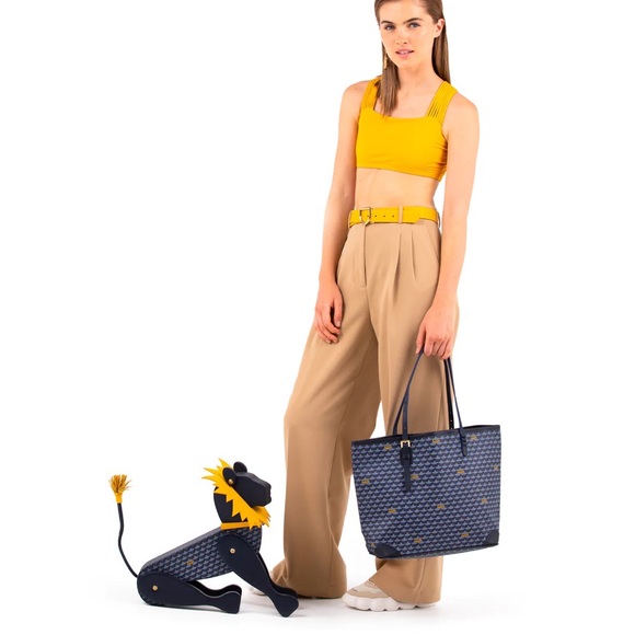 NEW FAURÉ LE PAGE Daily Battle Tote 37 in Paris Blue - Picture 8 of 17